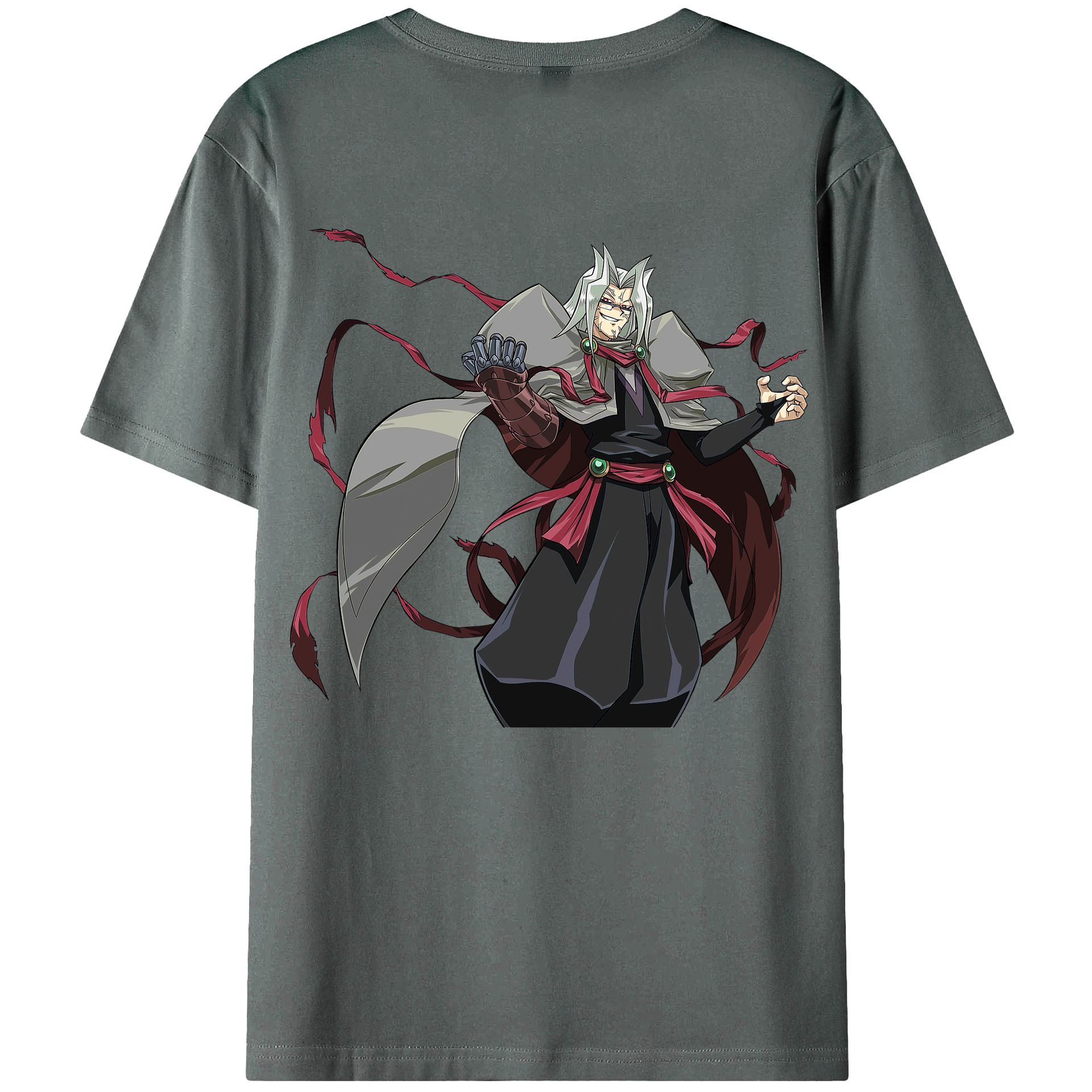 （画像用） 遊☆戯☆王 Yu-Gi-Oh! 綿100％ メンズ半袖Tシャツ（バックプリント） 通気性